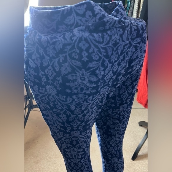 Lands' End Women's Pants Blue Geometric Pants Size S - Picture 6 of 7